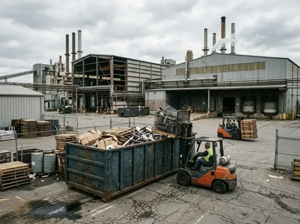 industrial-factory-scrap-conta-003 — frequently asked questions, Cheap Roll-off Dumpster Rentals in Fairless Hills, PA